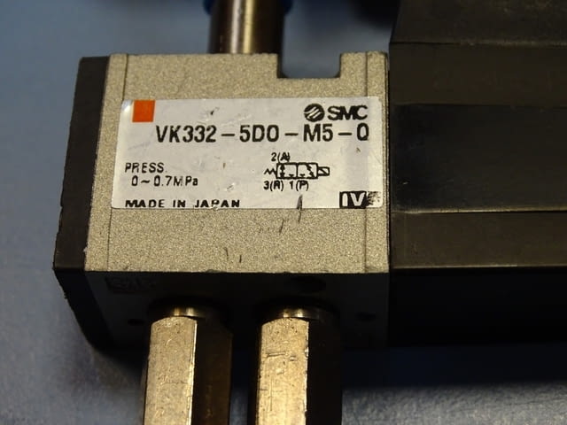 Пневматичен разпределител SMC VK 332-500-M5-0 solenoid valve 24VDC - снимка 2