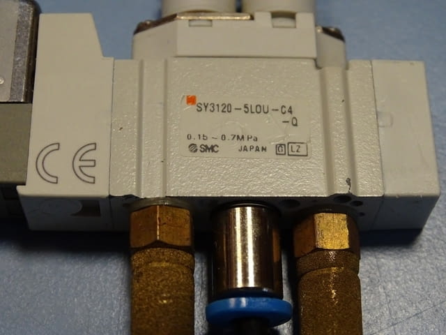 Пневматичен разпределител SMC SY3120-5LOU-C4-Q solenoid valve 24VDC - снимка 3