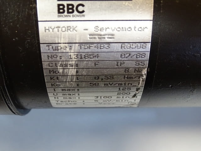 Сервомотор ALSTHOM BBC T5F4B3 R0508 servomotor 8Nm 3100min-1, град Пловдив - снимка 4