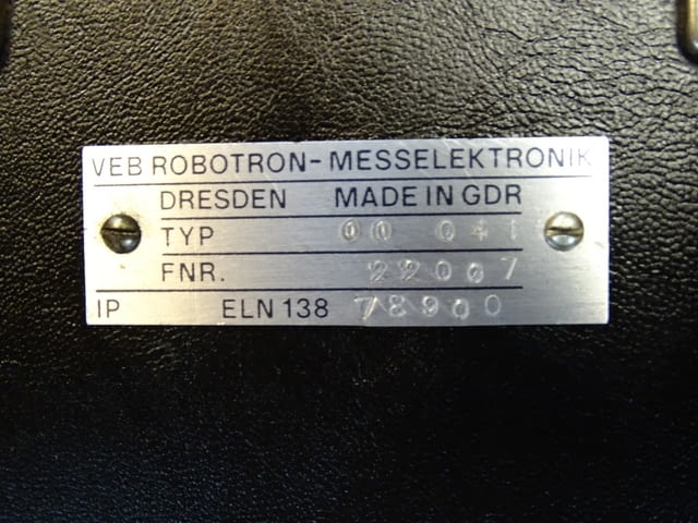 Шумометър комплект VEB ROBOTRON TYP 00041 RTF 00024 - град Пловдив | Други - снимка 11