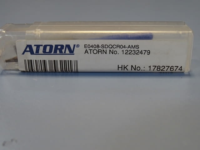 Борщанга със сменяемa пластинa ATORN 12232479 boring bar E0408-SDQCR04-AMS - снимка 7