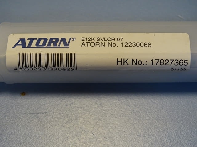 Борщанга със сменяемa пластинa ATORN E12K-SVLCR-07 boring bar 12230068 - снимка 7