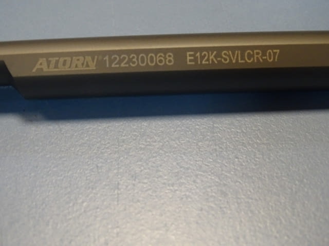 Борщанга със сменяемa пластинa ATORN E12K-SVLCR-07 boring bar 12230068 - снимка 4