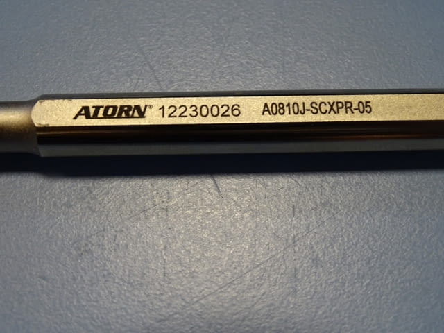 Борщанга със сменяемa пластинa ATORN A0810J SCXPR 05 boring bar 12230022 - снимка 3