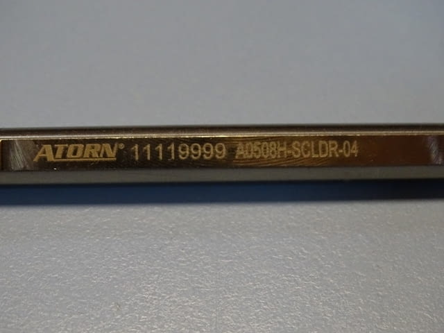 Борщанга със сменяемa пластинa дясна ATORN A0508H SCLDR 04 boring bar 11119999 - снимка 3