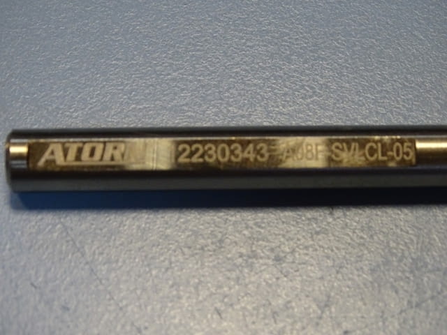 Борщанга със сменяемa пластинa лява ATORN A08F SVLCL 05 boring bar 12230343 - снимка 3