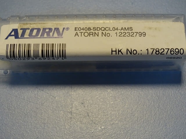 Борщанга със сменяемa пластинa лява ATORN Е0408 SDQCL04-AMS boring bar 12232799 - снимка 9