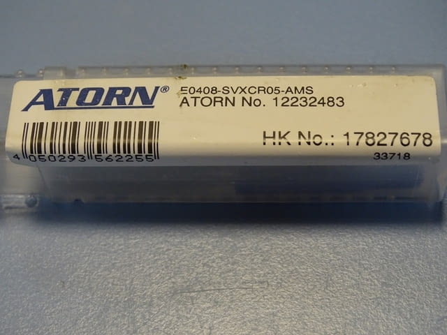 Борщанга със сменяемa пластинa дясна ATORN Е0408 SVXCR05-AMS boring bar 12232483 - снимка 8