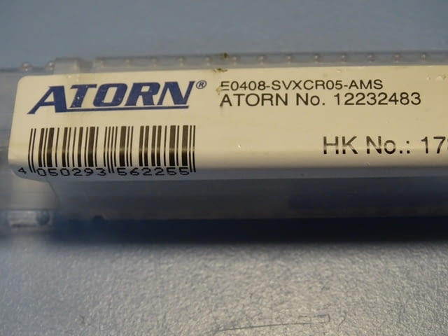 Борщанга със сменяемa пластинa дясна ATORN Е0408 SVXCR05-AMS boring bar 12232483 - снимка 9