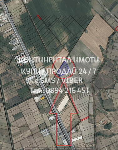 Код.62745. Поземлен имот нива 11500м2, кат 3-та, пре която минава електроповод 110kw. Нивата е изчис - снимка 2