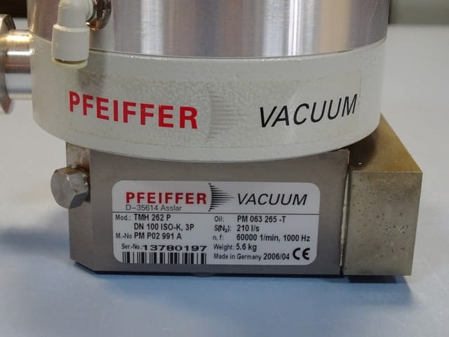 Вакуум помпа PFEIFFER VACUUM TMH 262 P Turbomolecular Pump 210L/S - снимка 7