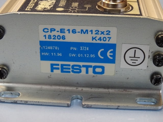 Входящ модул Festo CP-E16-M12x2 input module, city of Plovdiv | Industrial Equipment - снимка 2