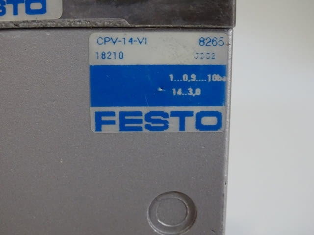 Пневматичен модул Festo CPV-14-Vi, CPV14-CE-FB-6 161360NN02, city of Plovdiv - снимка 4