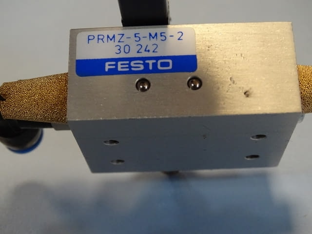 Пневматичен разпределител Festo PRMZ-5-M5-2 / MZH-3-1.5-L-LED Pneumatic valve - снимка 4