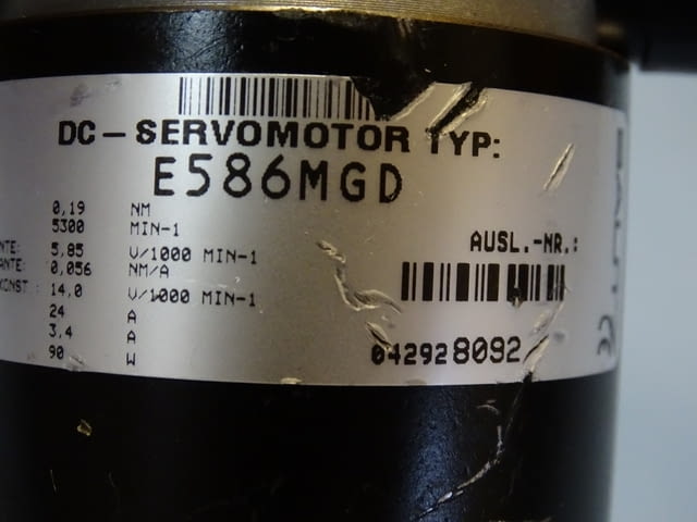 Сервомотор Balitz E586MGD DC-servomotor 0.19Nm, city of Plovdiv | Industrial Equipment - снимка 5