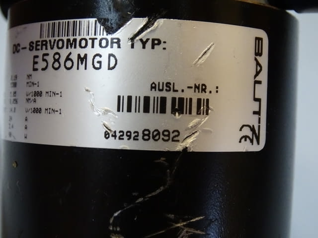 Сервомотор Balitz E586MGD DC-servomotor 0.19Nm, city of Plovdiv | Industrial Equipment - снимка 6