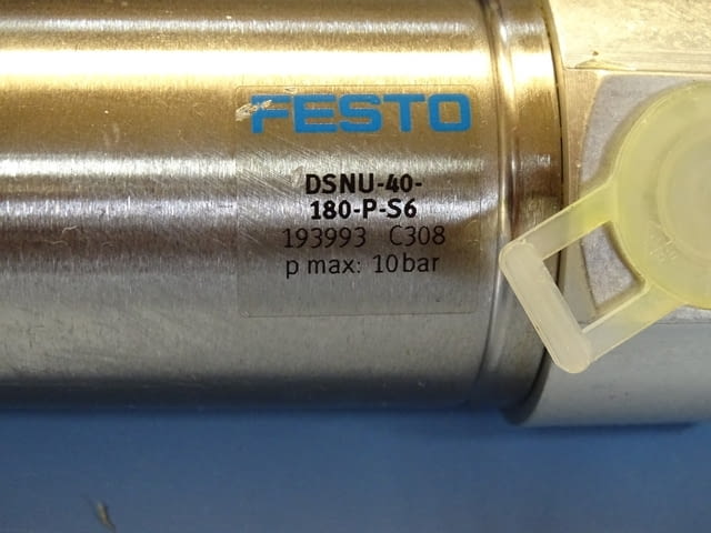 Пневматичен цилиндър Festo DSNU-40-180-P-S6 pneumatic round cylinder - снимка 2