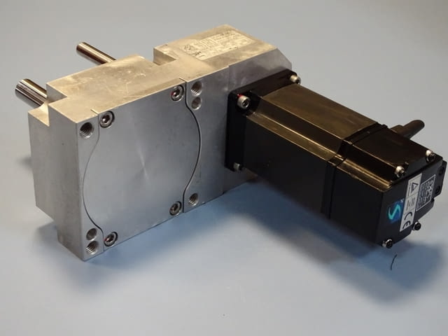 Мотор редуктор MITSUBISHI HC-MFS43-S13 AC servo motor SPN 05640.0011 worm gear box - снимка 7