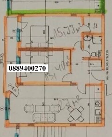 Остромила тристаен нов с АКТ 16 3-стаен, 96 м2, Тухла - град Пловдив | Апартаменти - снимка 11