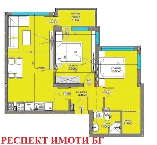 Остромила тристаен нов с АКТ 16 3-стаен, 90 м2, Тухла - град Пловдив | Апартаменти - снимка 8