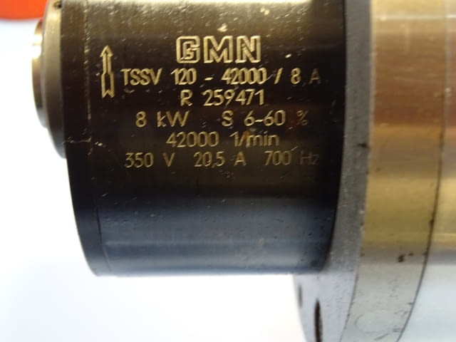 Мотор шпиндел GMN TSSV 120-42000/8A grinding electric spindle - снимка 6