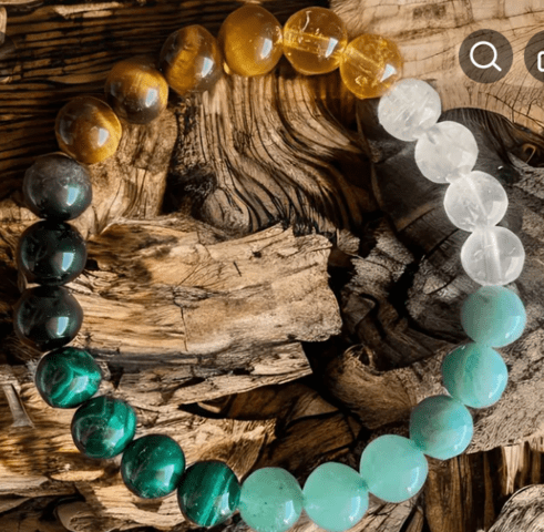 Гривна за изобилие и богатство Unisex, Malachite - city of Bеrkovitsa | Bracelets - снимка 2