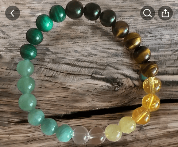 Гривна за изобилие и богатство Unisex, Malachite - city of Bеrkovitsa | Bracelets - снимка 4