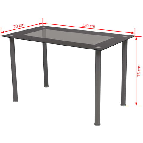 Трапезен комплект, 5 части, черен Glass, Modern, Fixed - city of Varna | Tables - снимка 8