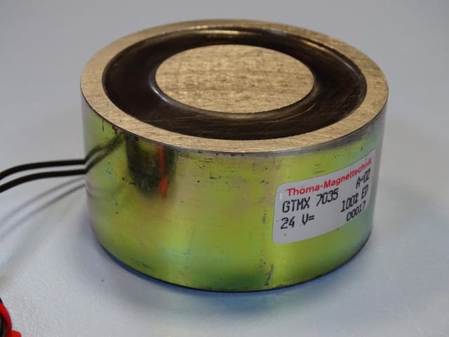 Ел. магнит Thoma-Magnettechnik GTMX 7035 electromagnet coil A-02 24VDC - снимка 3