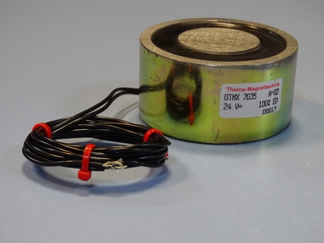 Ел. магнит Thoma-Magnettechnik GTMX 7035 electromagnet coil A-02 24VDC - снимка 5