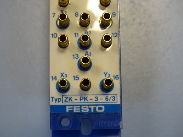 Пневматичен блок Festo ZK-PK-3-6/3 4204 Block Pneumatic Logic Valve - снимка 6