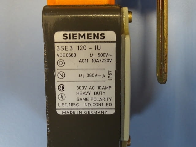 Краен изключвател Siemens 3SE3 120-1U travel limit switch 10A - снимка 6