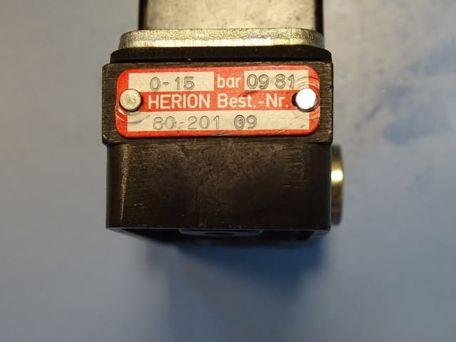 Пневматичен клапан HERION 8020109 Solenoid Valve 48VAC/24VDC, city of Plovdiv - снимка 6