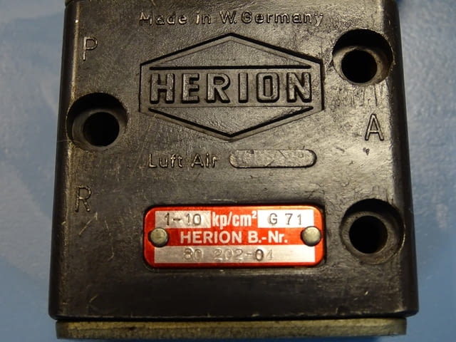 Пневматичен разпределител HERION 80202-04 Solenoid Valve 48VAC/24VDC - снимка 4