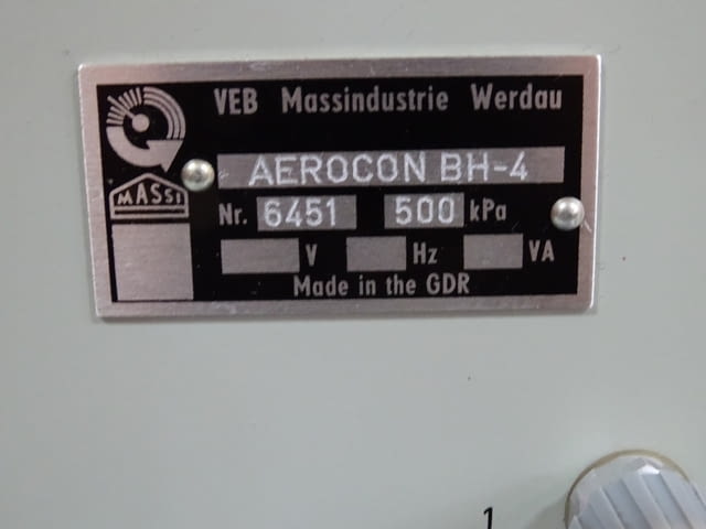 Уред за активен контрол VEB AEROCON BH-4 air gauge unit 500kPa - снимка 5