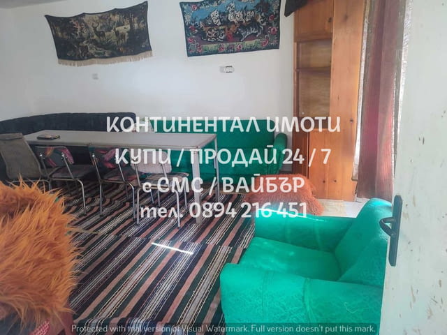 Кодг.62630. Едноетажна къща 35м2 с двор 1000м2. Къщата се състои от две стаи, баня и тоалетна, вода - снимка 3