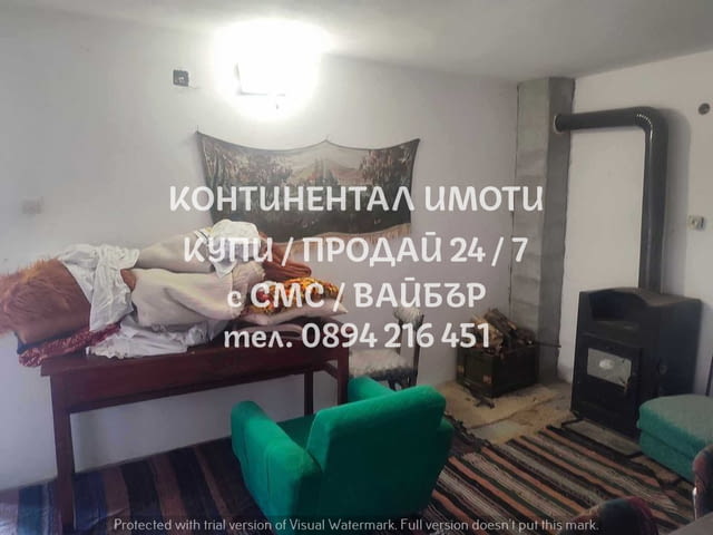 Кодг.62630. Едноетажна къща 35м2 с двор 1000м2. Къщата се състои от две стаи, баня и тоалетна, вода - снимка 5