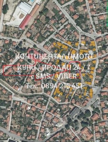 Код 62825. Ъглов парцел 500м2 в центъра с ток, вода, канализация, както и 40м2 стара жилищна построй - снимка 2