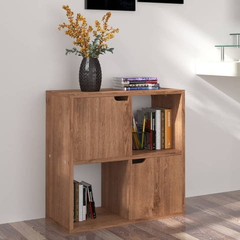 Етажерка за книги, кафяв дъб, 60x27, 5x59, 5 см, ПДЧ, city of Varna | Cabinets & Dressers - снимка 1