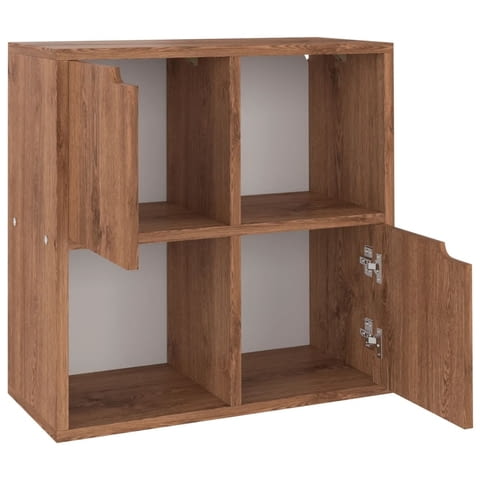 Етажерка за книги, кафяв дъб, 60x27, 5x59, 5 см, ПДЧ, city of Varna | Cabinets & Dressers - снимка 3