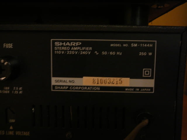 Sharp sm-1144h i st-1144h - град Пазарджик | Ресийвъри / Усилватели - снимка 6