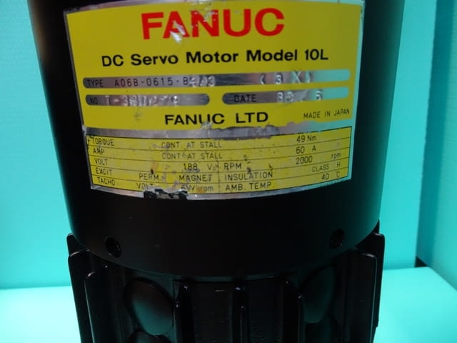 Сервомотор FANUC A06B-0615-B343 DC servo motor model 10L, city of Plovdiv - снимка 3