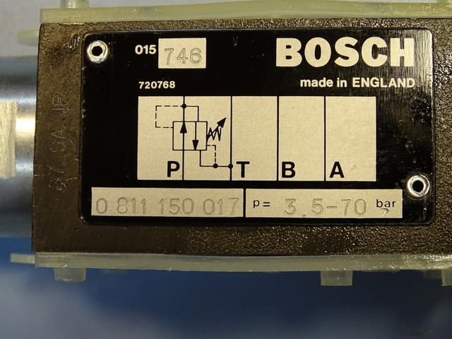 Хидравличен редуцил вентил Bosch 0811150 pressure reducing valve 70 bar - снимка 6