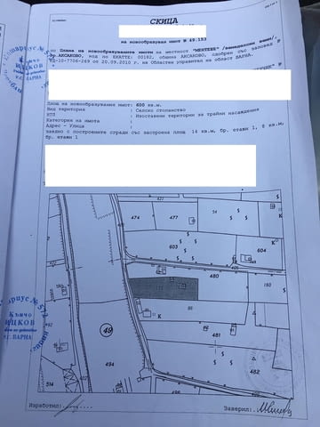 Продавам парцел за инвестиция в местност Ментеше, град Варна | Парцели / Земя