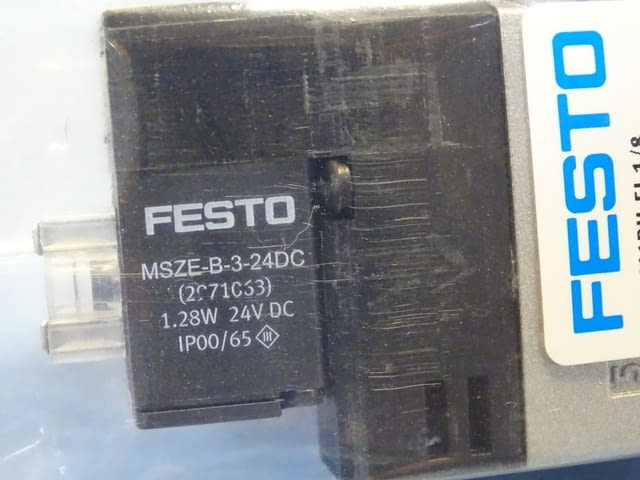 Разпределител пневматичен Festo CPE14-M1BH-5J-1/8 Solenoid Valve 24VDC - снимка 6