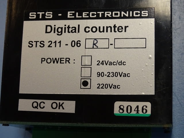 Дигитален брояч STS 211-06R Digital Counter 220VAC, city of Plovdiv | Industrial Equipment - снимка 3