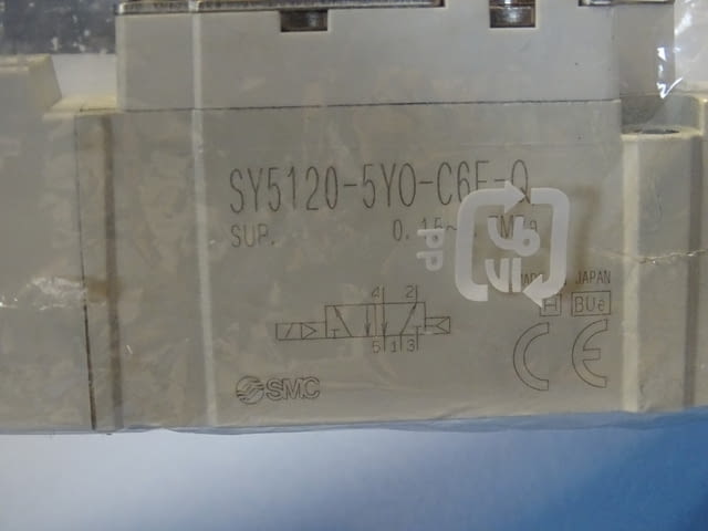 Пневматичен разпределител SMC SY5120-5Y0-C6F-Q Solenoid Valve 24VDC - снимка 5