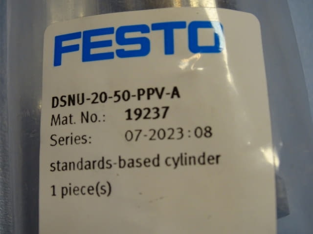 Пневматичен цилиндър Festo DSNU-20-50-PPV-A standards-based cylinder - снимка 3