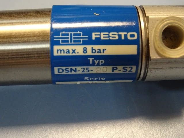 Пневматичен цилиндър двойнодействащ Festo DSN-25-20P-S2 pneumatic cylinder - снимка 3