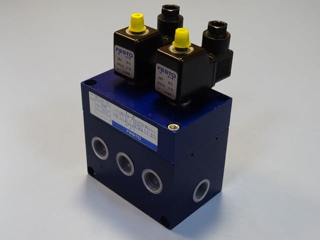 Пневматичен разпределител Festo MC-5/4-1/2 Solenoid Control Valve 220VAC/24VDC - снимка 5